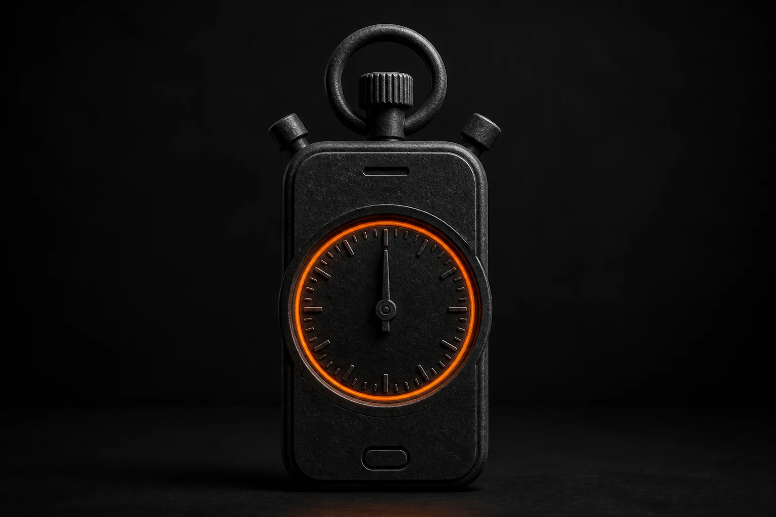 Smartphone en stopwatch vormen één snelle productieworkflow