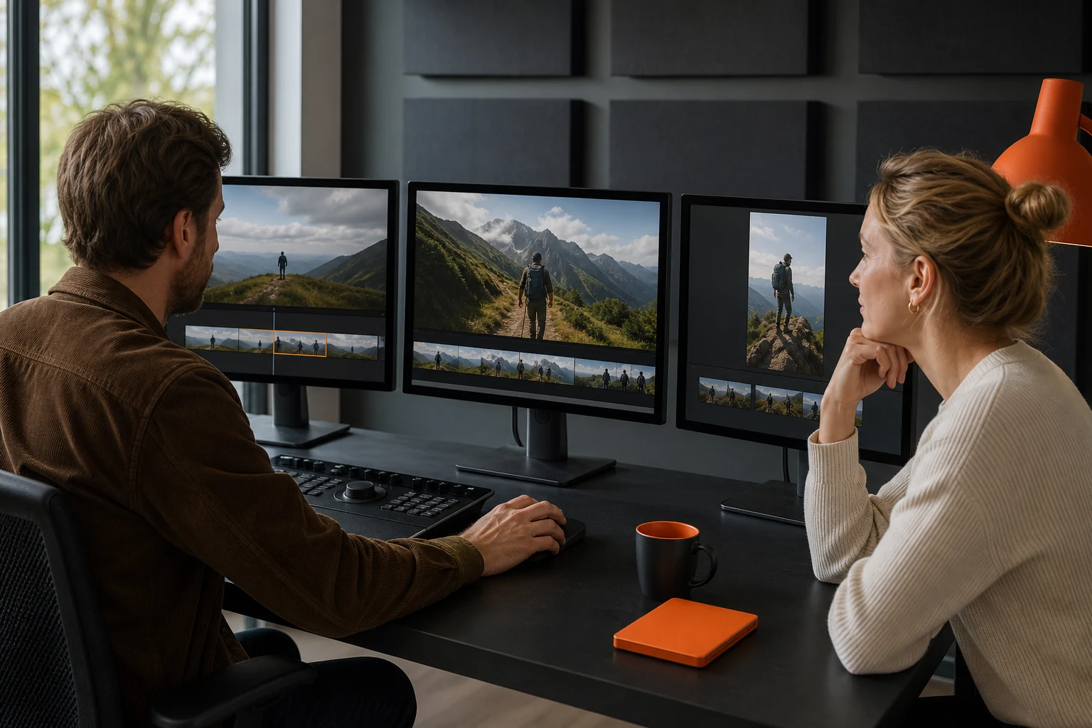 Videoteam vergelijkt assistentie, semi-automatische montage en automatische video-output