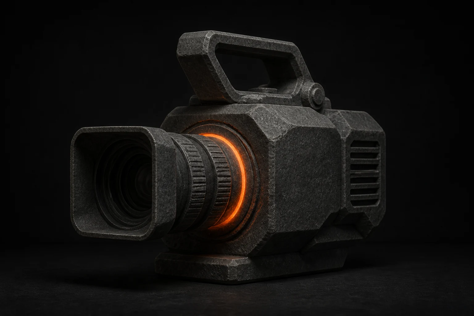Professionele cinema camera met geïntegreerde verwerking voor AI-videoproductie