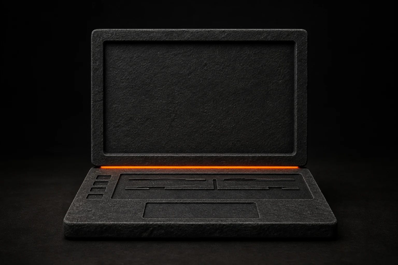 Laptop met ingebouwde videomontage voor gratis software en apps