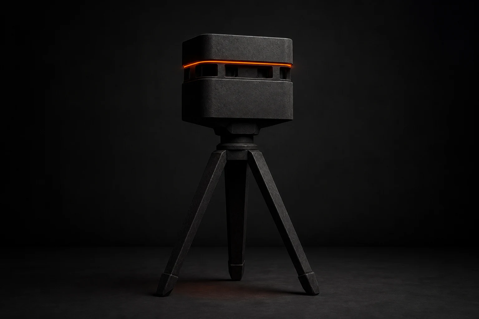 Matterport 3D-camera op statief voor een virtuele woningtour