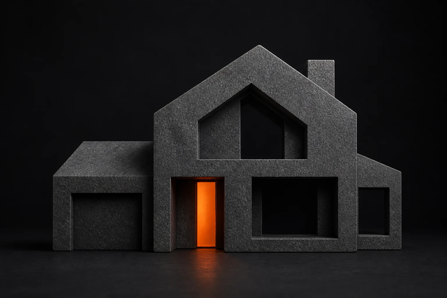 Moderne woning verbeeldt de kosten van een complete professionele woningpresentatie