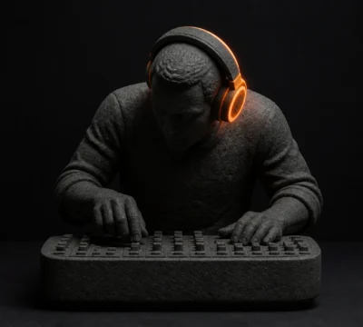 Sound designer mixt met hoofdtelefoon de geluidslaag die video meer impact geeft