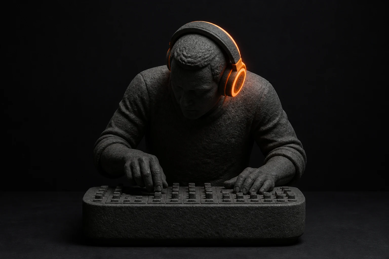 Sound designer mixt met hoofdtelefoon de geluidslaag die video meer impact geeft