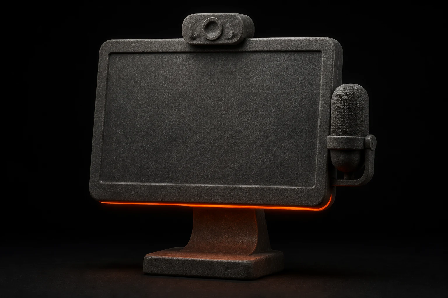 Monitor met webcam en microfoon vormt een complete opstelling voor een gefilmde UX-case