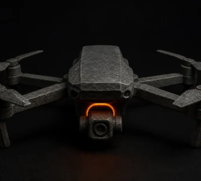 Professionele cameradrone met centrale gimbal voor vastgoedvideo