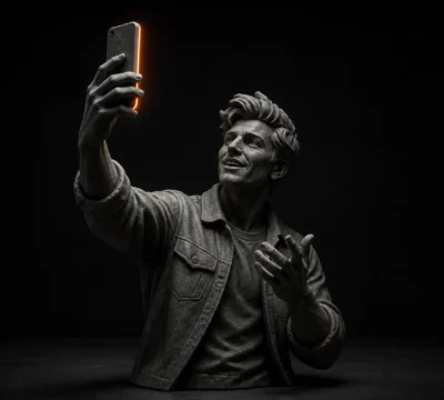 Creator legt een onmiddellijke onthulling vast op smartphone