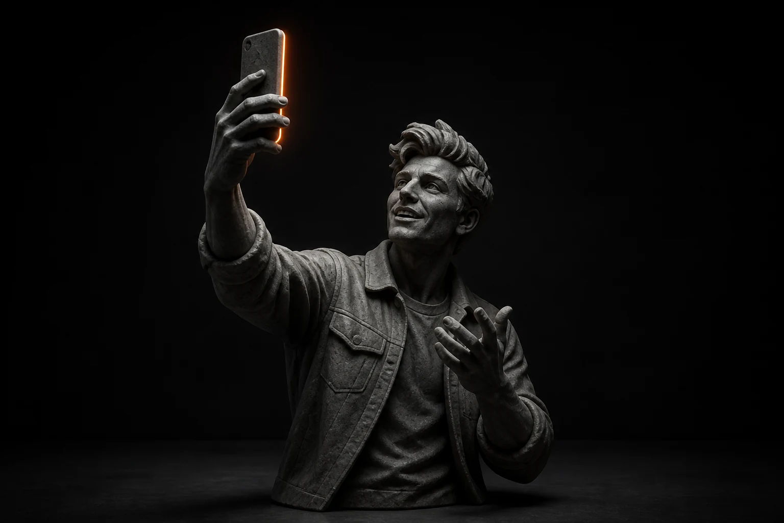 Creator legt een onmiddellijke onthulling vast op smartphone