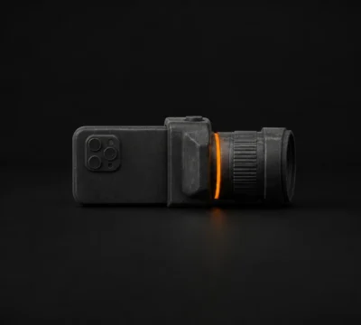 Gecombineerde smartphone- en cinemacamera voor twee productieroutes